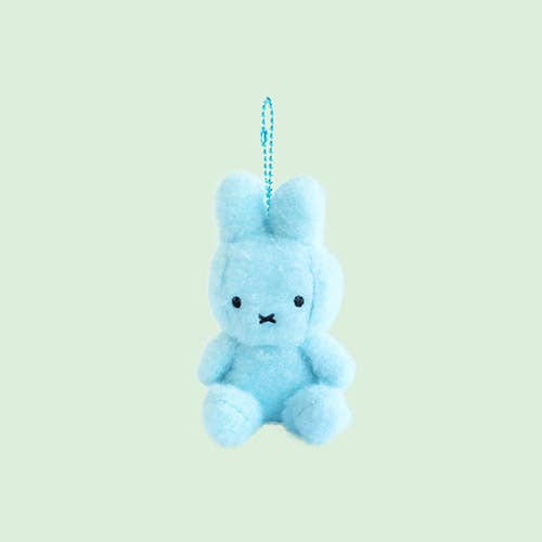 K_Wonderland - Miffy Creamy Plush Bag Charm, Key chain holder - 8cm
