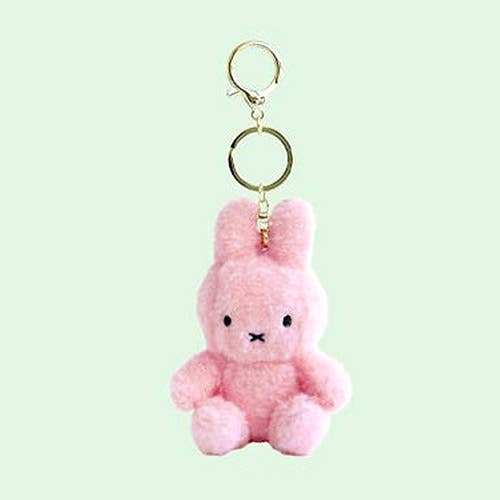 Miffy Limited Creamy Soft Color Fluffy Key ring Bag Charm