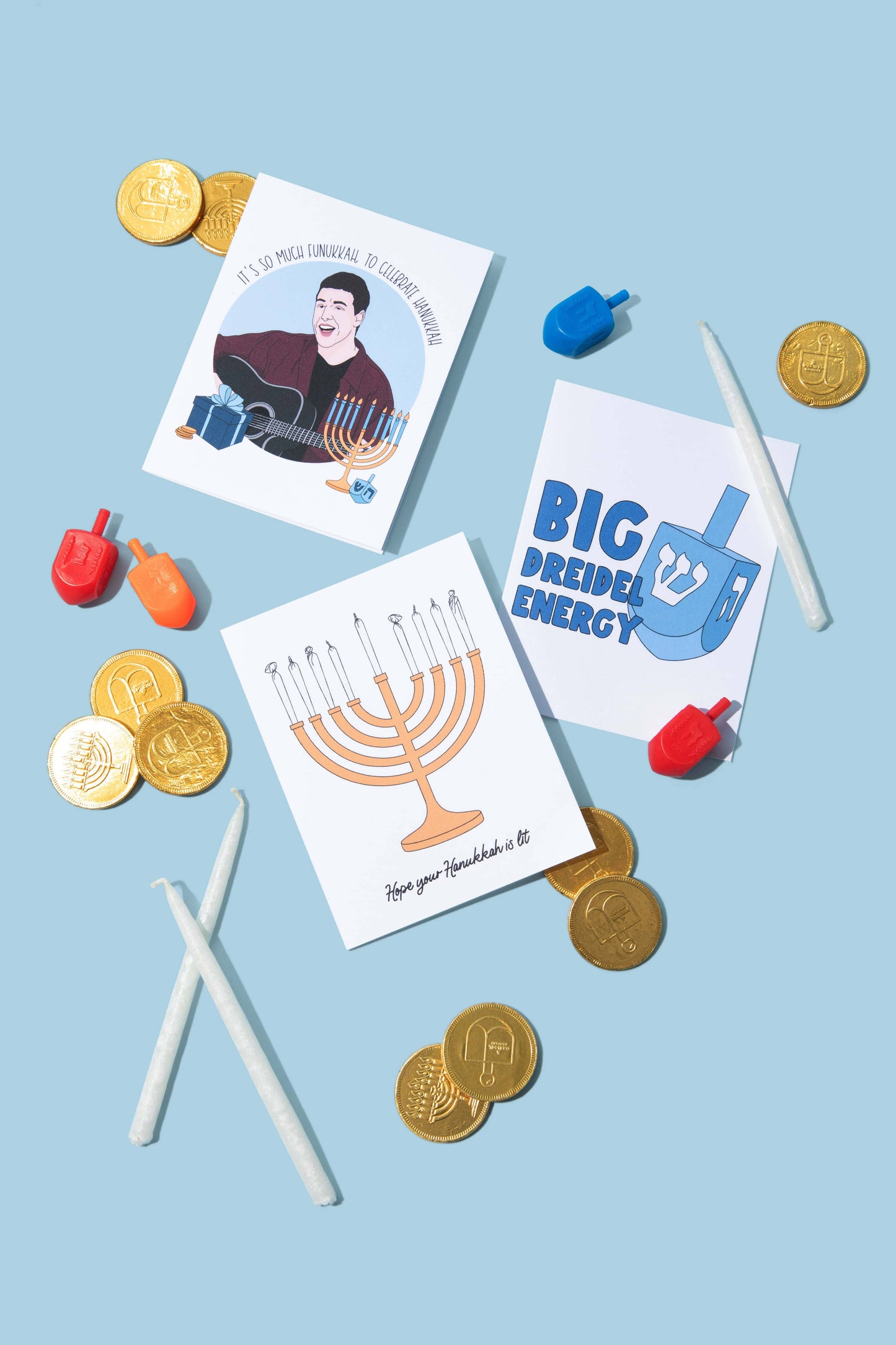 Big Dreidel Energy Hanukkah Card