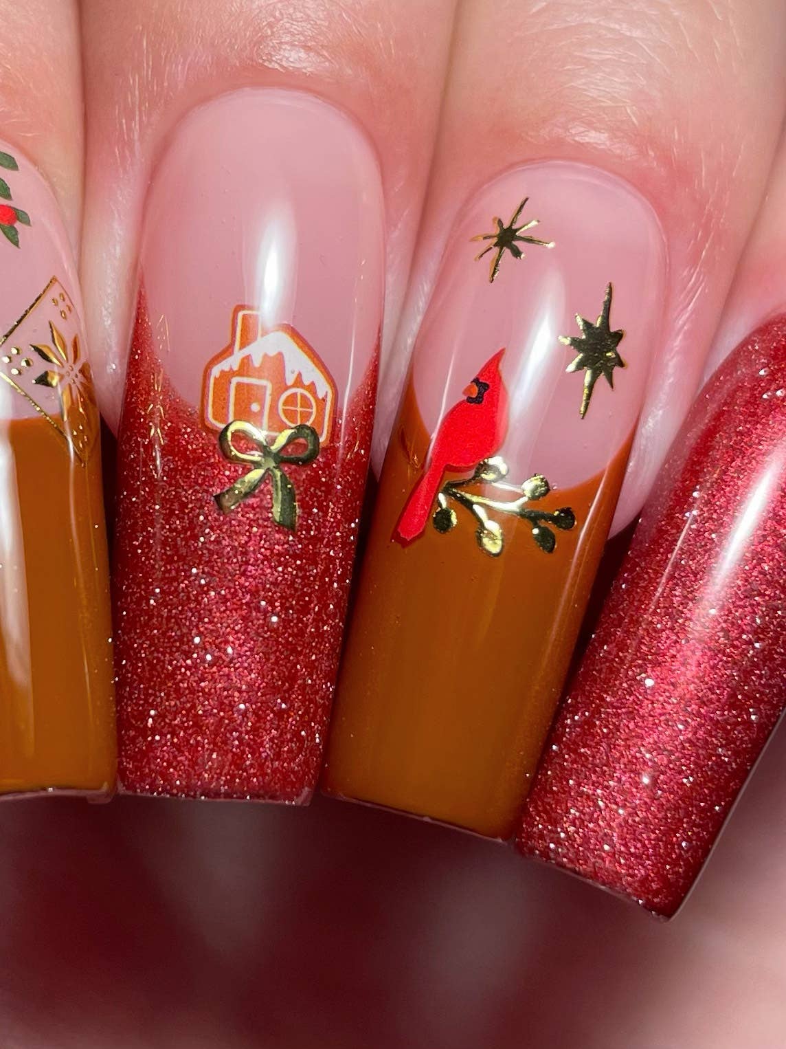 Nail Art Stickers - DECO THE HALLS (Holiday)
