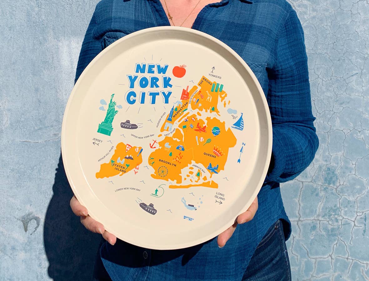 Maptote - New York City Round Tray