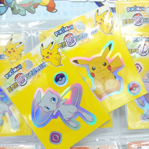 K-Wonderland - Pokémon Aurora Pang Stickers – Assorted Designs