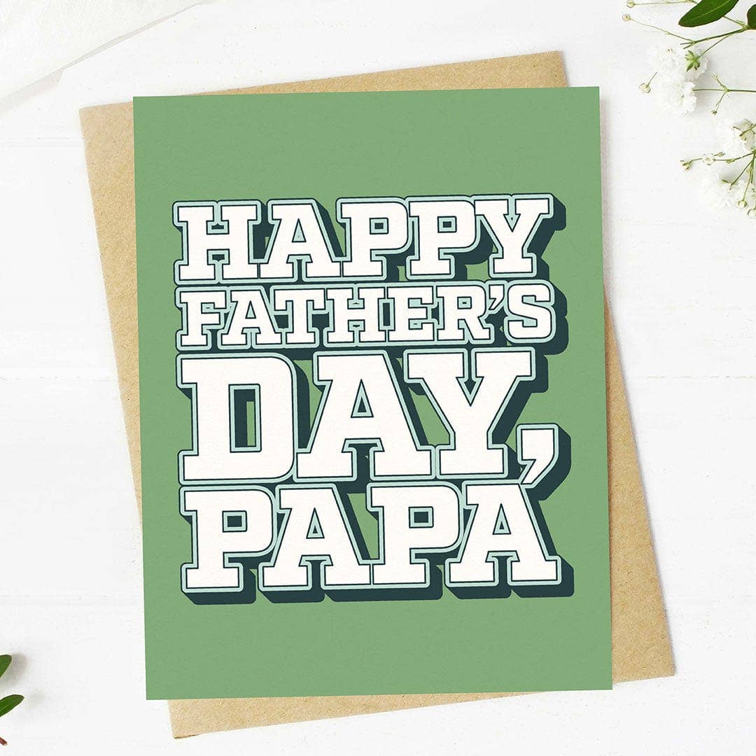 Big Moods - Happy Father's Day Papa Greeting Card