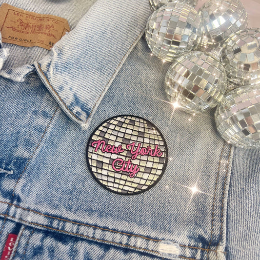 Wildflower + Co. - Disco Ball New York City Patch