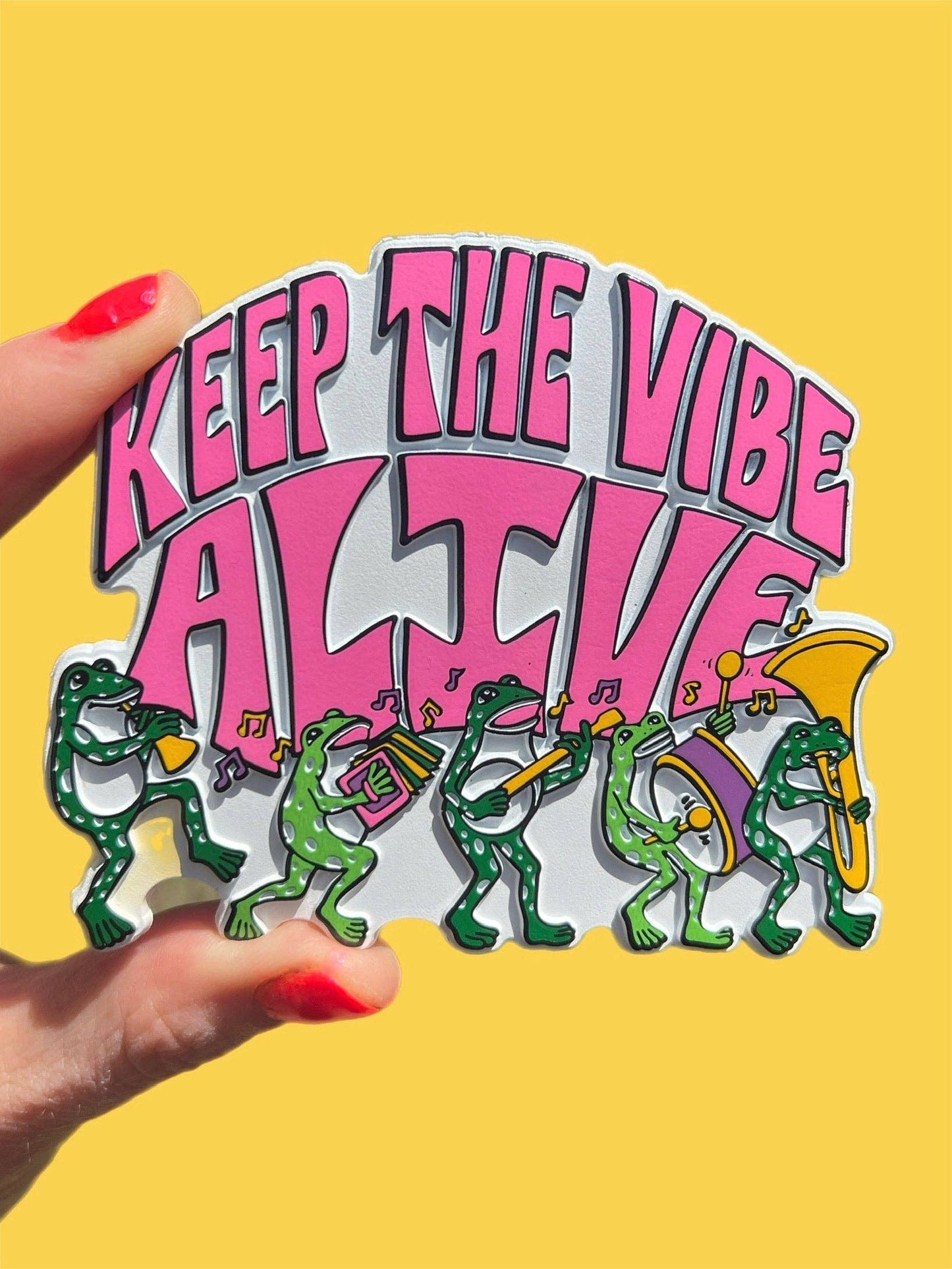 Astral Weekend - Keep The Vibe Alive Rubber Magnet
