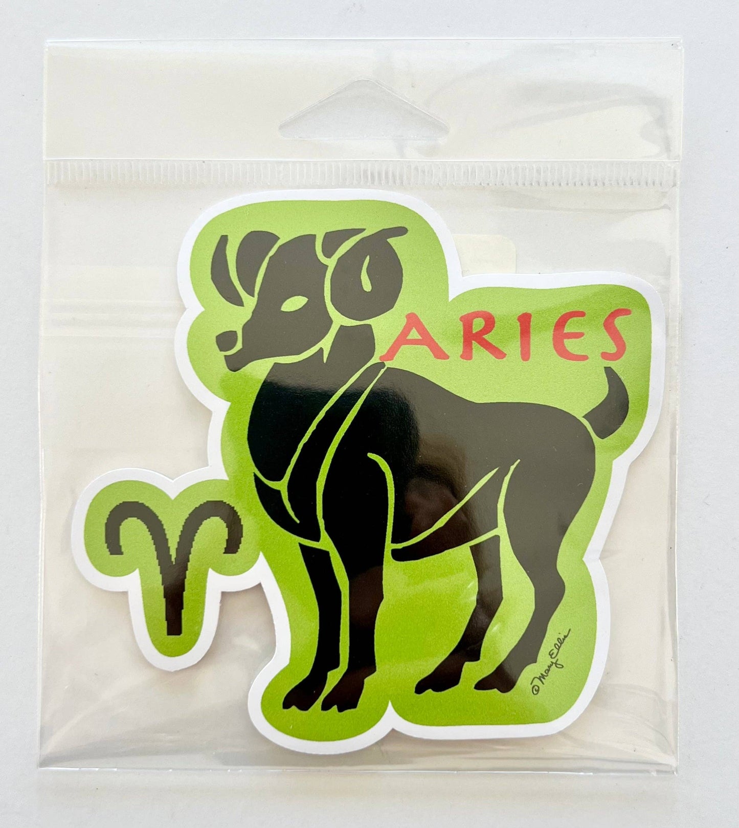 Mary Ellis - Aries Sticker | Zodiac Sticker | Astrology Gift