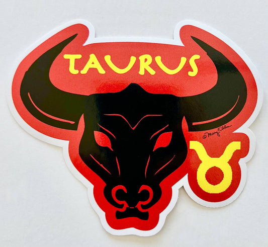 Mary Ellis - Taurus Sticker | Zodiac Sticker | Zodiac Gift | Astrology