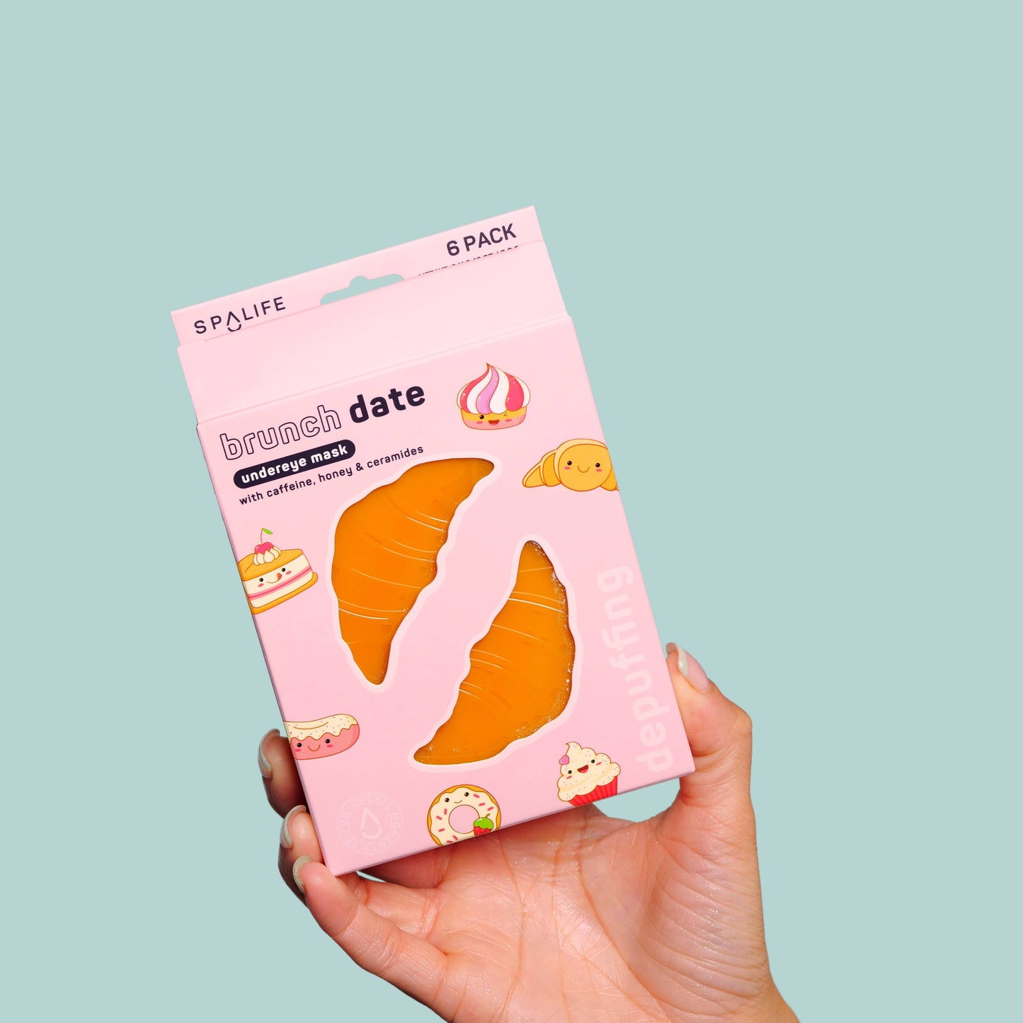 My Spa Life - Brunch Date Depuffing Undereye Masks - 6 Pairs