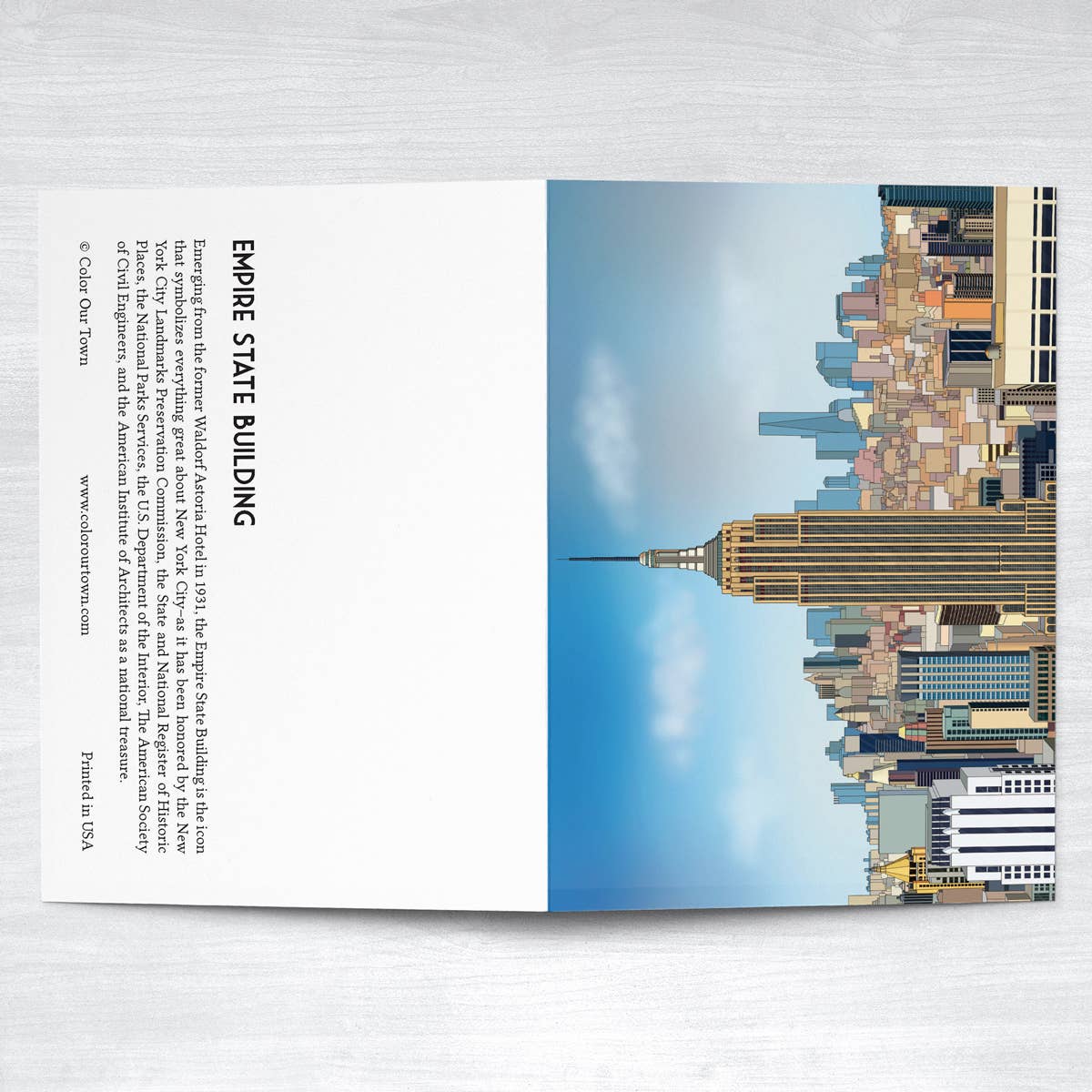 Empire State Building -NYC- Greeting Card