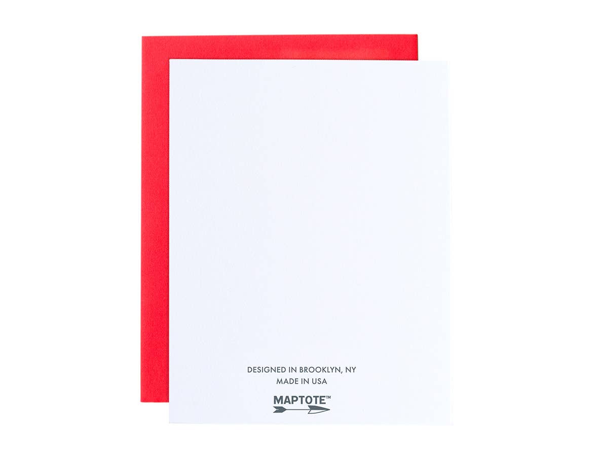 Maptote - New York City Frames Greeting Card