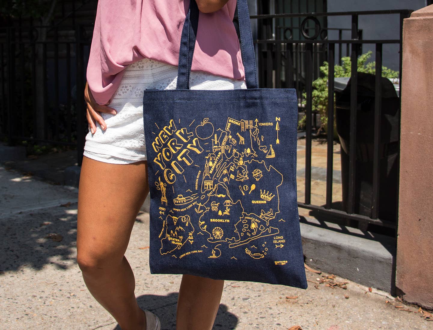 Maptote - New York City Denim Tote