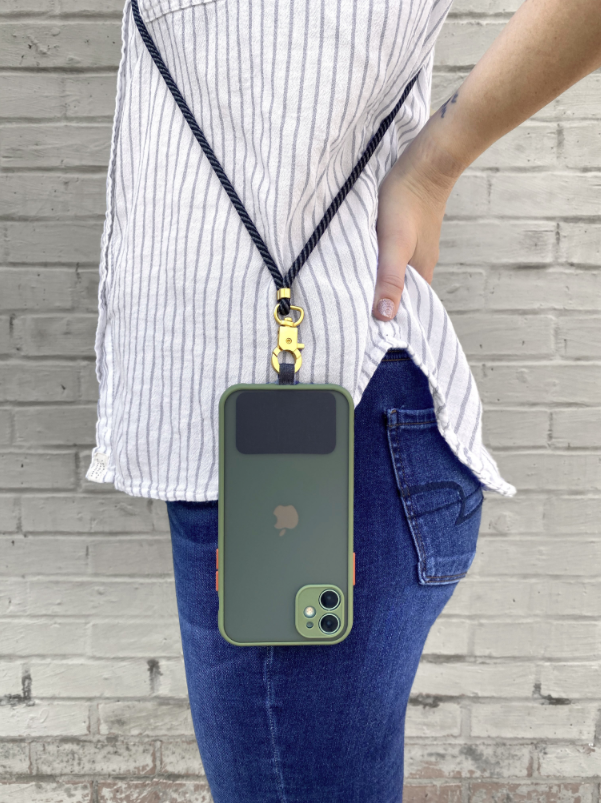 Tech Candy - THE HOOKUP PHONE LANYARD : DARK SLATE