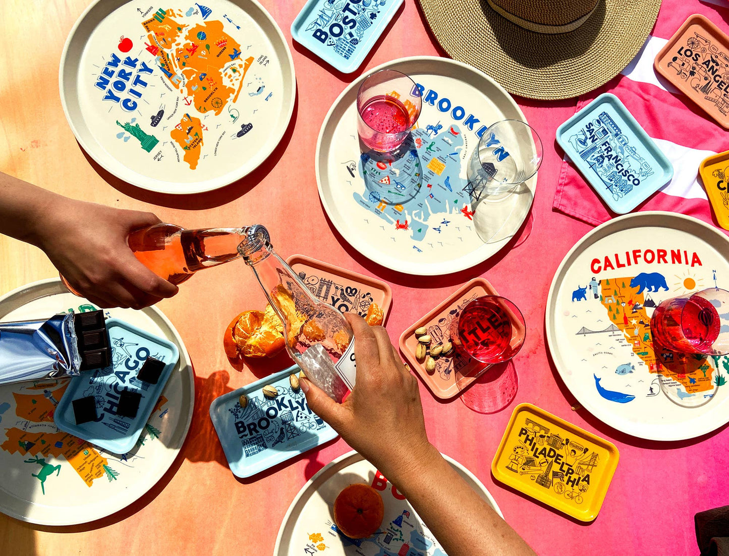Maptote - New York City Round Tray