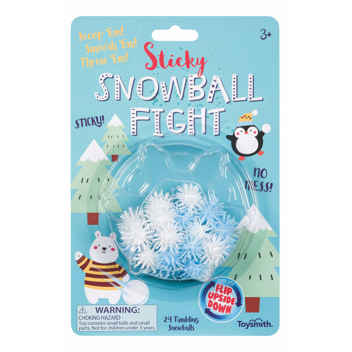 Sticky Snowball - Wall Creepers - Stocking Stuffers, Holiday