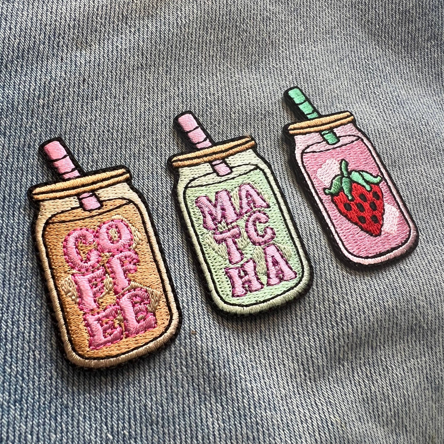 Wildflower + Co. - Iced Coffee / Iced Matcha Latte / Pink Drink Patch