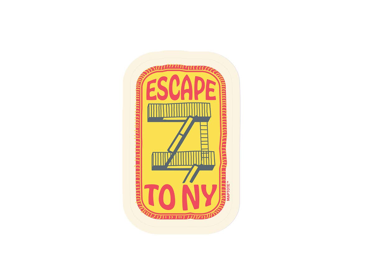Maptote - New York City Fire Escape Sticker