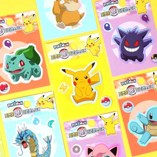 K-Wonderland - Pokémon Aurora Pang Stickers – Assorted Designs