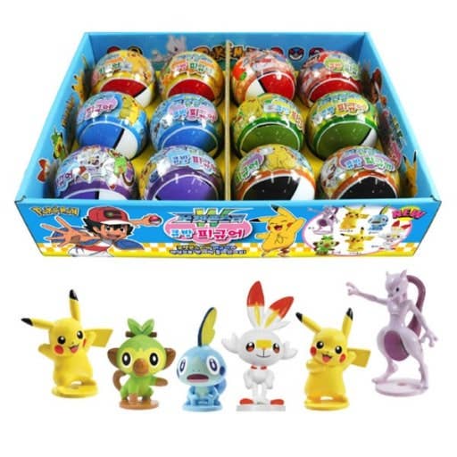 K-Wonderland - Pokémon Suction Figure Monster Ball– Gacha Blind Capsule Toy
