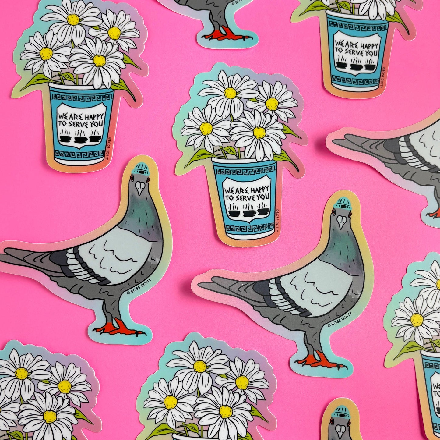 Bodega Flowers Sticker