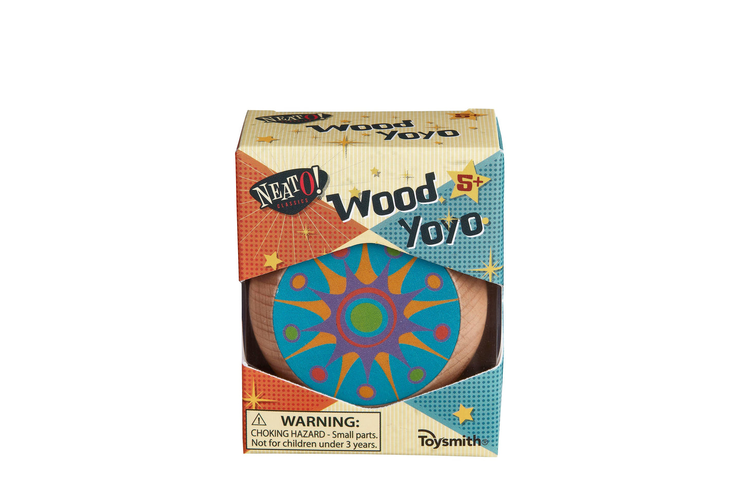 Toysmith - Neato! Wood Yo-Yo- Retro Classic