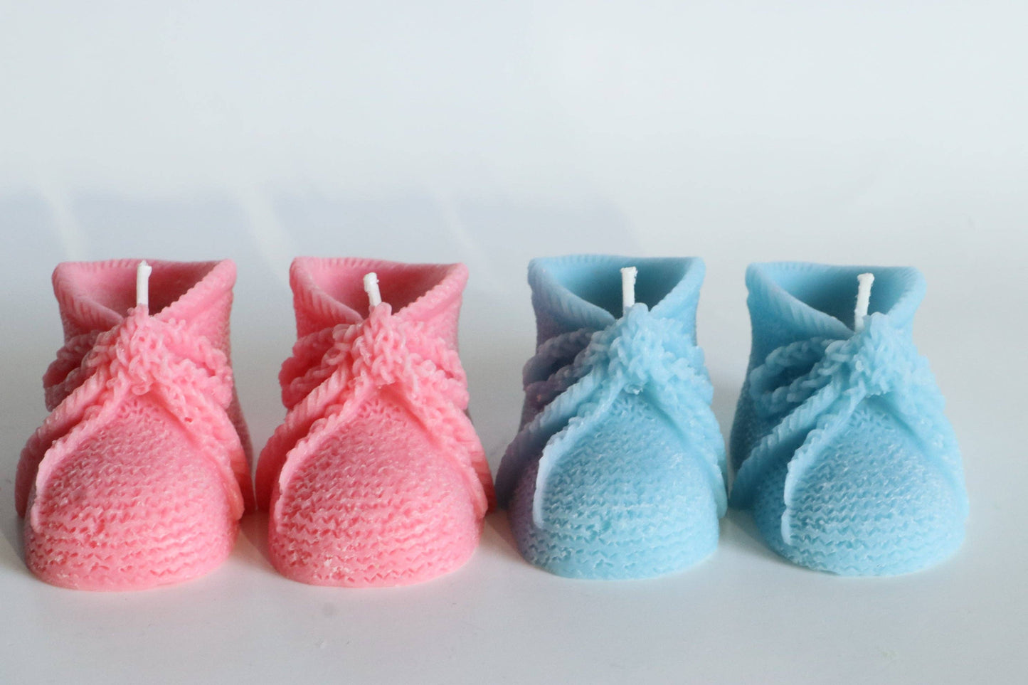 SugarByrd - Baby Shower Candle Favors - Booties