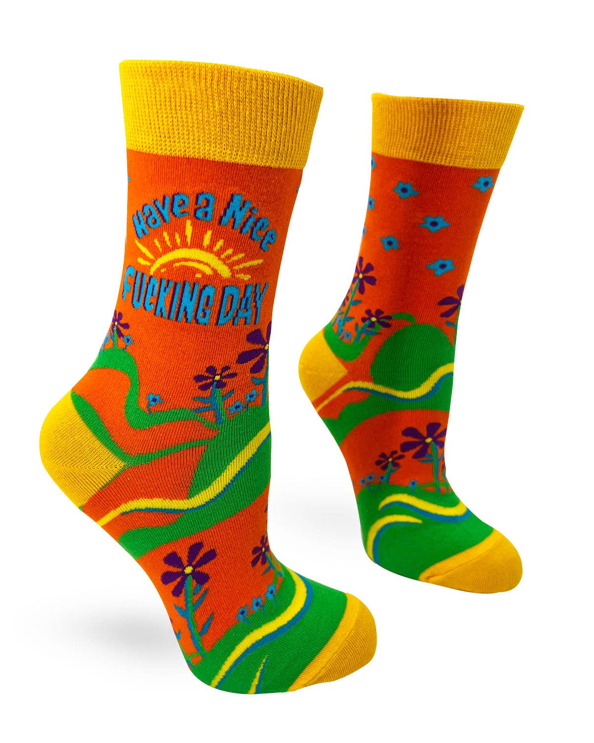 Fabdaz - Have a Nice F**king Day Sassy Ladies' Novelty Crew Socks