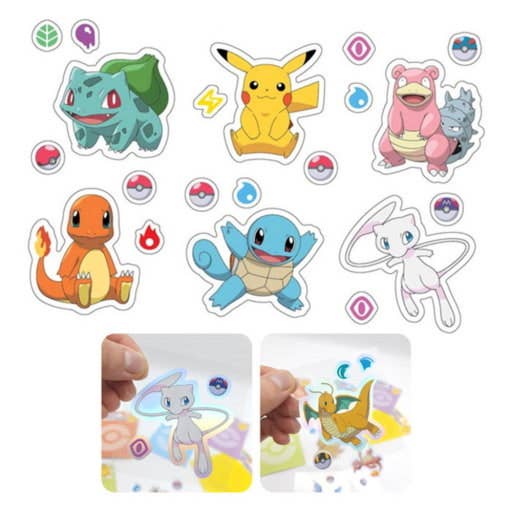 K-Wonderland - Pokémon Aurora Pang Stickers – Assorted Designs