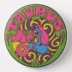 Taurus Zodiac Metal Magnet