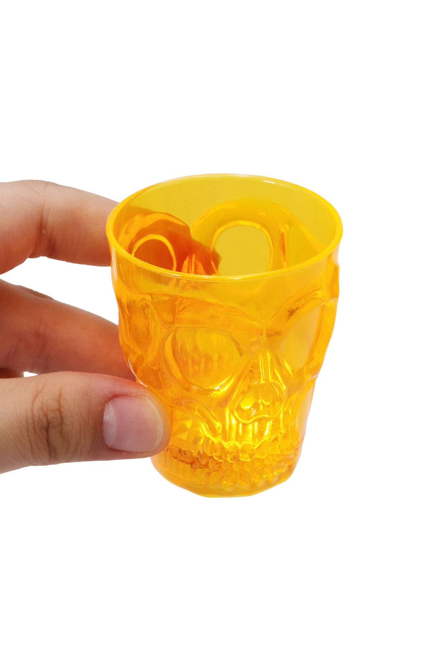 Halloween Skull Led Color Plastic Shot Glass