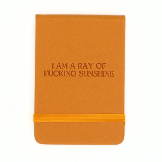 I Am a Ray Of Fucking Sunshine - Leatherette Pocket Journal
