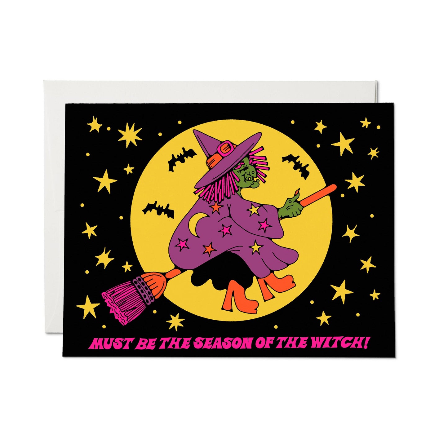 Red Cap Cards - Season of the Witch greeting card