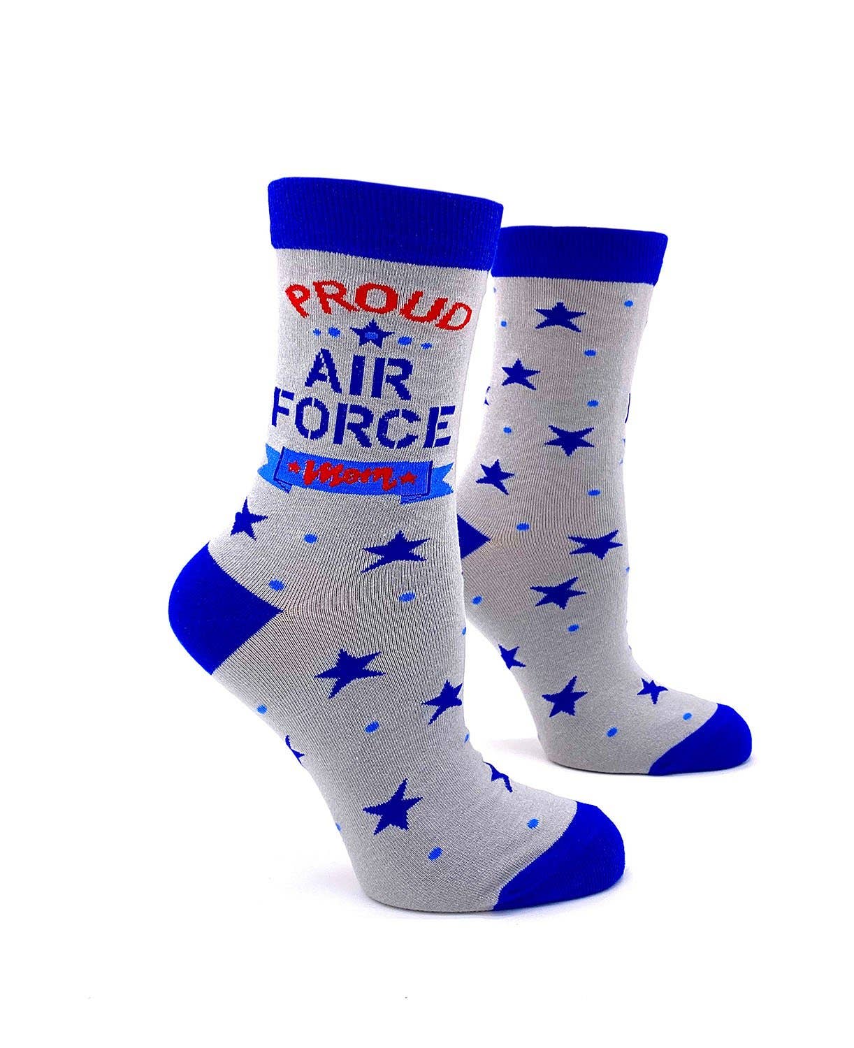 Fabdaz - Proud Air Force Mom Women's Crew Socks