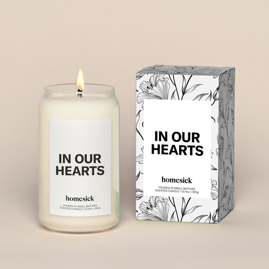 In Our Hearts Candle