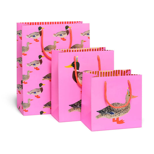 Red Cap Cards - Quacky Birthday gift bags