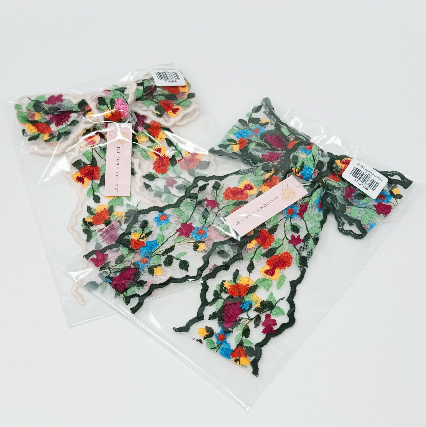 Ellison+Young - Blooming Garden Lacey Bow Hair Clip