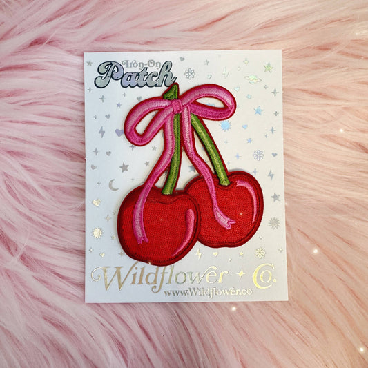 Wildflower + Co. - Cherry w. Bow Patch