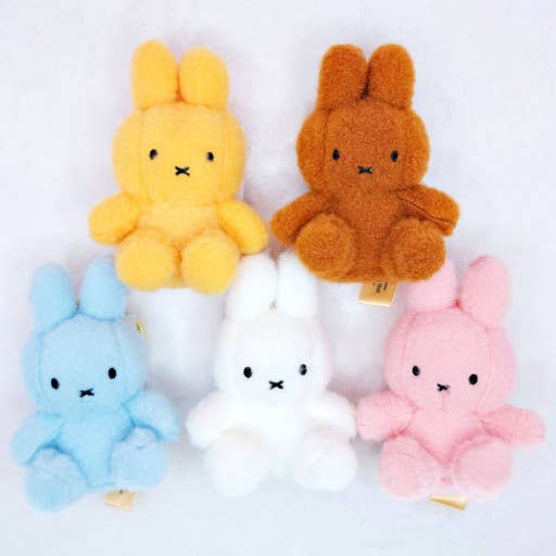 Miffy Limited Creamy Soft Color Fluffy Key ring Bag Charm
