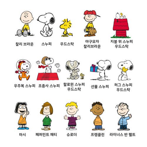 K_Wonderland - Peanuts Snoopy & Friends Random Key Chain Ring-Bag charm