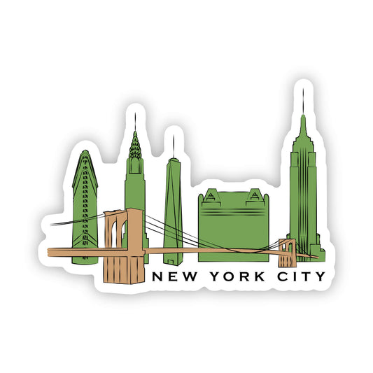Big Moods - "New York City" Skyline Sticker