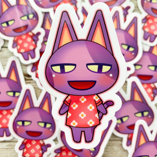 Trash Goblin - Bob Animal Crossing Vinyl Sticker / New Horizons / ACNH / Waterproof