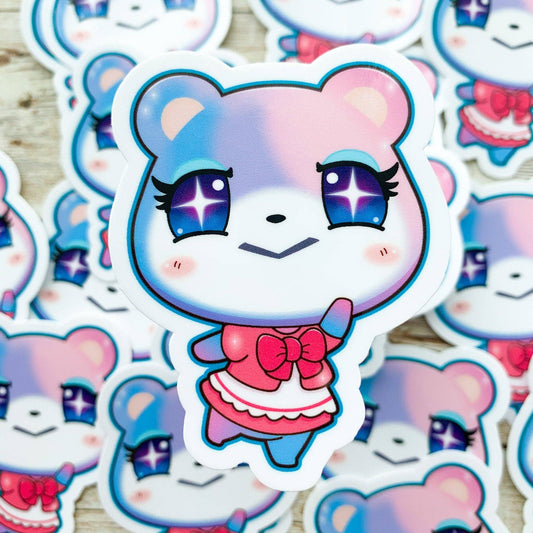 Trash Goblin - Judy Animal Crossing Vinyl Sticker / New Horizons / ACNH / Waterproof