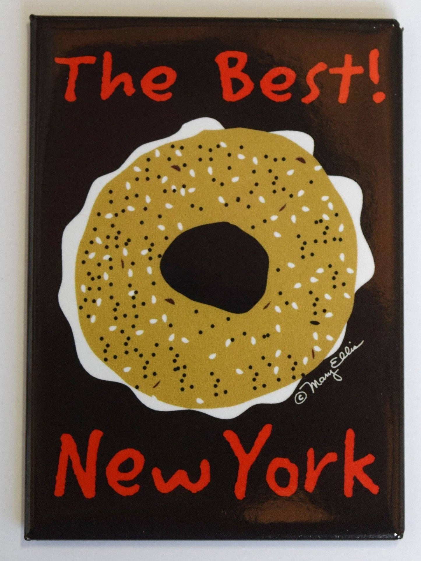 Mary Ellis - New York Best Bagel Magnet
