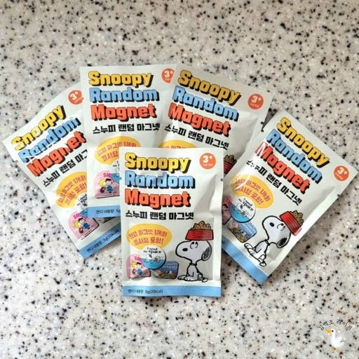 K_Wonderland - Peanuts Snoopy & Friends Magnet Mystery Random Box