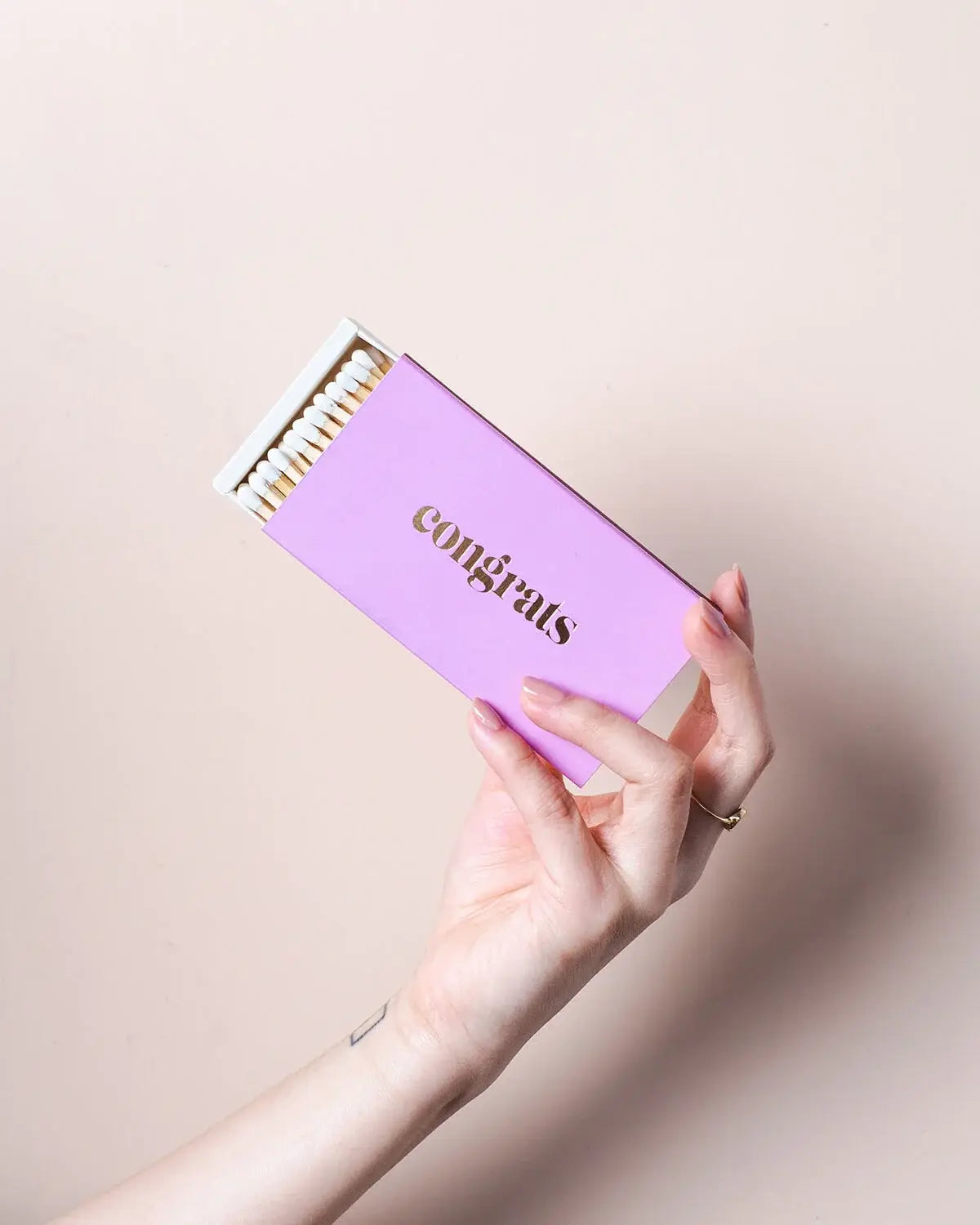 Brooklyn Candle Studio - Statement Matches - Congrats/Lilac