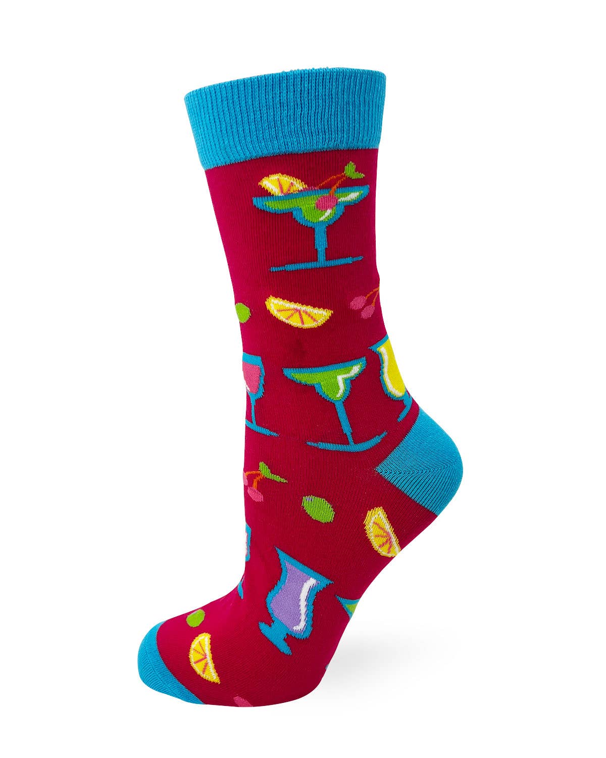 Fabdaz - I Love Cocktails Women's Crew Socks