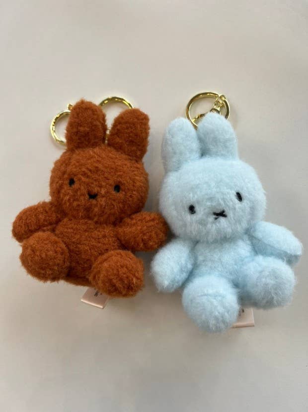 Miffy Limited Creamy Soft Color Fluffy Key ring Bag Charm