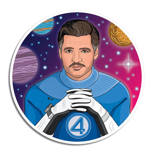 Pedro Mister Fantastic Die Cut Sticker