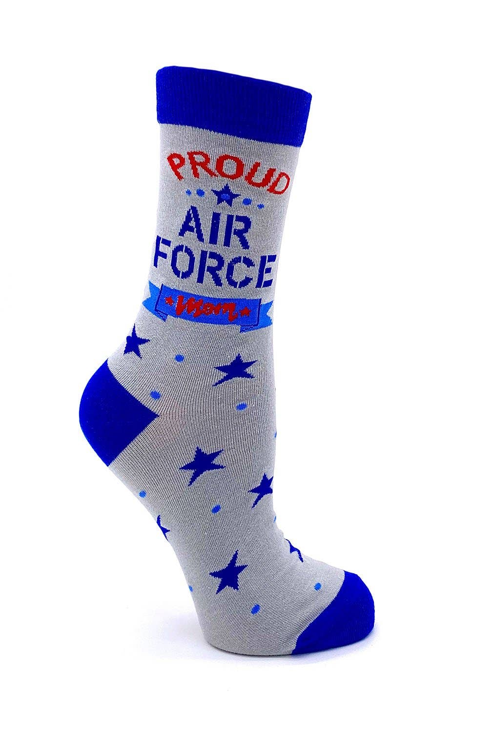 Fabdaz - Proud Air Force Mom Women's Crew Socks