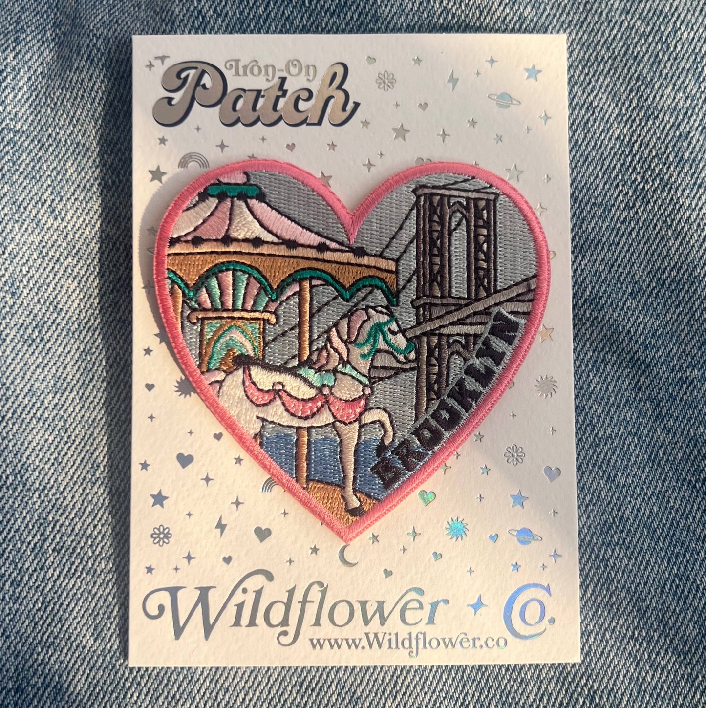 Wildflower + Co. - Brooklyn Bridge Heart Patch