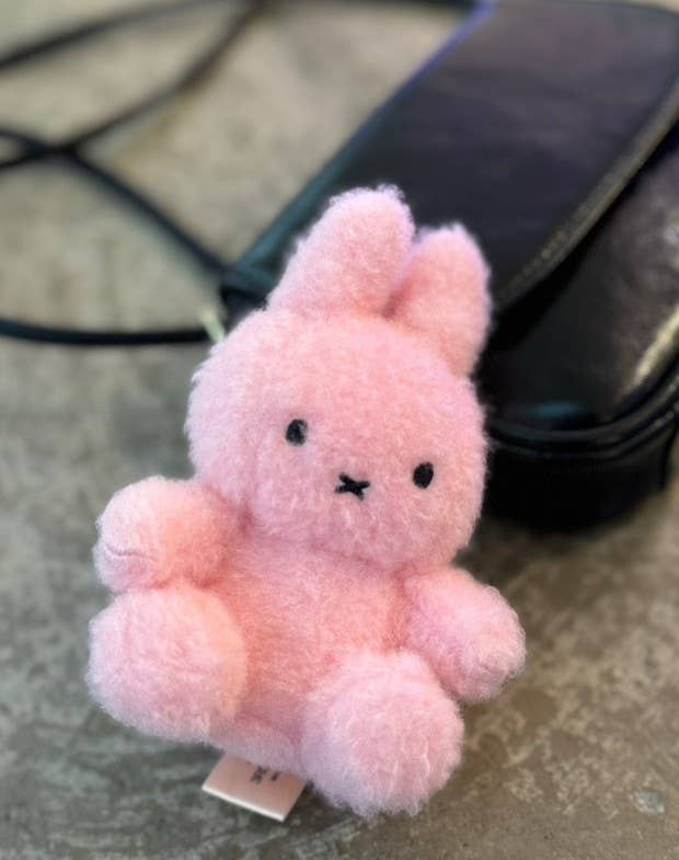 Miffy Limited Creamy Soft Color Fluffy Key ring Bag Charm